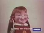 Reklama na smejúcu sa bábiku (firma skrachovala) 