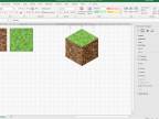 Ako urobiť Minecraft logo v Exceli?