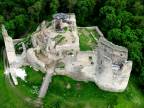 Zrúcanina hradu Oponice z dronu