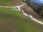 Speedflying nad lyžiarskou zjazdovkou v Ruis - Kronplatz