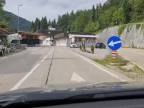 Prejazd hranice medzi Rakúskom a Talianskom
