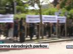Protest proti reforme národných parkov, Bratislava