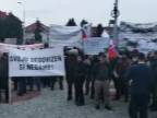 Protest proti ministerstvu ŽP pred NRSR (3.11.2021)