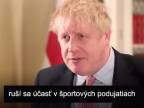 Boris Johnson sa prihovoril občanom v ukrajinčine