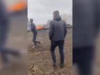 Zostrelené ruské lietadlo
