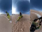 Snowboarding na francúzsko-saharskom piesku