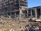 Zbombardované nákupné centrum Retroville v Kyjeve 20/3/2022
