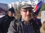 Občiansky tribunál pred bieloruskou ambasádou (22.3.2022)