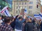 Protest ruských občanov v Česku proti Putinovi