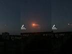 Zničená ruská raketa protivzdušnou obranou Dnipra