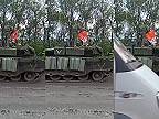 T-80BVM so Stalinom na sovietskej vlajke