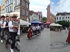 Pojazdná kapela v poľskom meste Olštýn