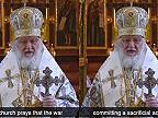 Putinov verný riťolez Patriarch Kirill sa prihovoril ľudu