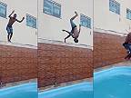 Skočiť do malého bazéna salto vás môže stáť aj život (adept na Darwinovu cenu)