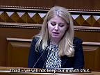 Prejav prezidentky Čaputovej v Ukrajinskom parlamente