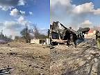 Zničený Ruský konvoj v Bachmute