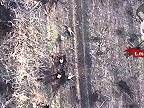 Prestrelka v zákopoch a Ruský dron