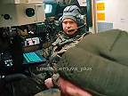 Nemecká húfnica PzH 2000 v akcii na Ukrajine. Pohľad z interiéru