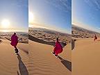 Sandboarding na vysokých dunách