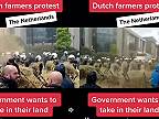 Protest farmárov v Holandsku