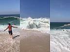 Po silných búrkach sú v Riu vlny trojnásobne veľké