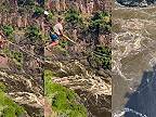 Adrenalínová hojdačka nad Viktóriinimi vodopádmi (Zambia)