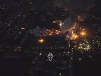 Dron zachytil výbuch muničného skladu okupantov v Makiivke