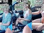 Moderná taxi služba v Thajsku