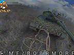 Ruskí operátori dronov si zgustli na nemeckom tanku Leopard 2
