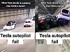 Keď sa Tesla Model S autopilot odrazu rozhodne zastaviť v tuneli