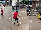 Keď sa angolskí futbalisti predvádzajú na ihrisku