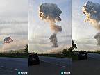 Výbuch muničného skladu v meste Chmeľnyckyj