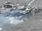 FPV dron zasiahol zničený tank