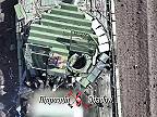 Ruský tank T-72B3 zasiahnutý dronom