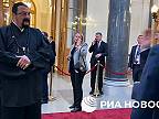 Steven Seagal ako hosť pri inauguracii v Moskve.