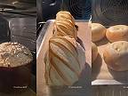 Zaujímavé zábery rôzneho pečiva a koláčov, ktoré sa piekli v elektrickej rúre
