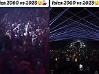 Kluby na Ibize rok 2000 vs. rok 2023