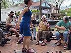 Clogging americký tradičný folkový tanec s opätkami do taktu hudby