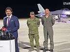 Pellegrini, Kaliňák a pilot. Tlačovka z osláv príchodu lietadiel F-16