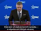 Ficov prejav na konzervatívnej konferencii CPAC vo Washingtone