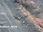 Ukrajinci utekajú z Kurskej oblasti po štvornožky, VIDEO 1