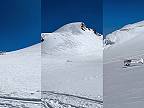 Skialpinistov počas výstupu na horský vrchol zneistilo vrtuľové lietadlo