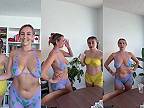 Hailey Wingit s kamarátkou prezentujú nové „plavky”