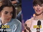Anne Hathawayová (evolúcia 2001 - 2024)