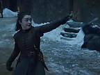 Nikdy to nevzdávaj Game of Thrones Arya Stark fights Brienne of tarth