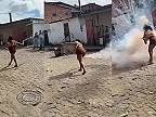 S pyrotechnikou sa nezahrávaj! (headshot)