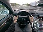 Jazda s Mercedesom E63 AMG po nemeckej diaľnici rýchlosťou 311 km/h