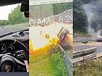 Poliak na Nürburgringu premenil svoje Porsche 911 GT3 RS na horiaci vrak (KURWA)