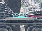 Jedinečný výhľad z bazéna na 54. poschodí na budove The Address Sky View Dubaj