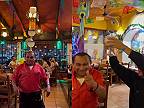 Tento mexický čašník z La Parrilla Cancun roznáša nápoje na svojej hlave